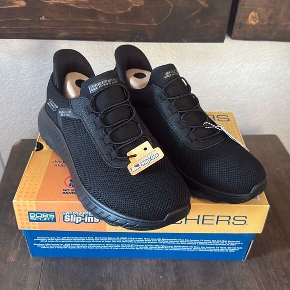 Skechers Men's Squad Chaos-Tough Walk Hands Free Slip-ins Sneaker Sz-9 Mens - Picture 4 of 14